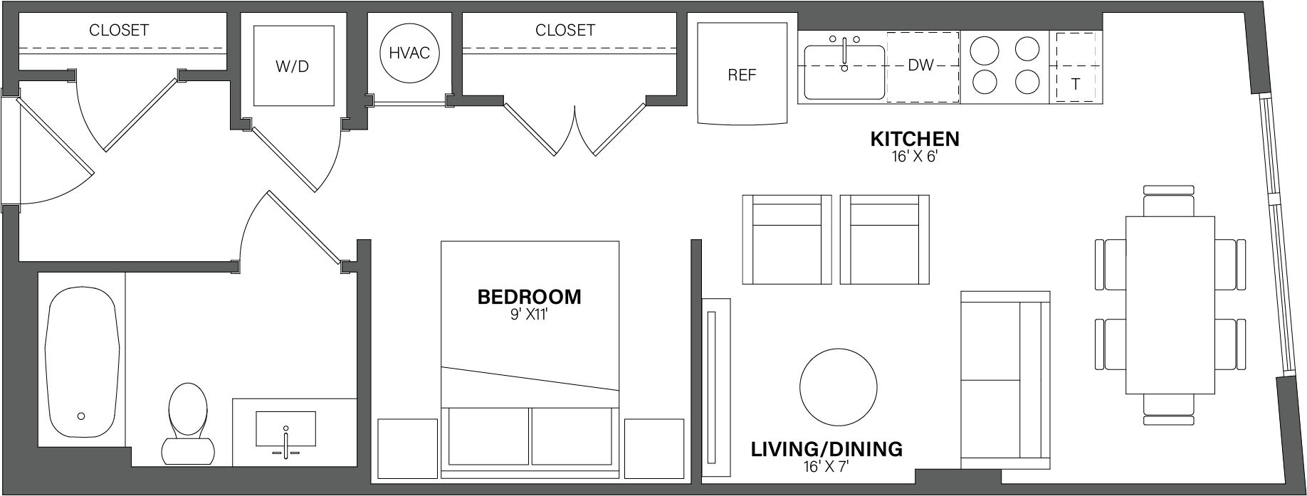 Floorplan image of apartment 0329